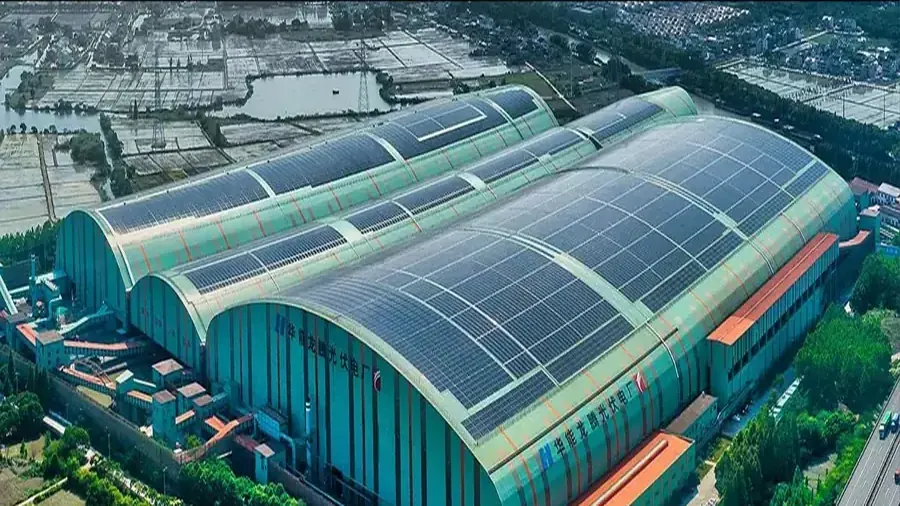 Commercial distributed solar project